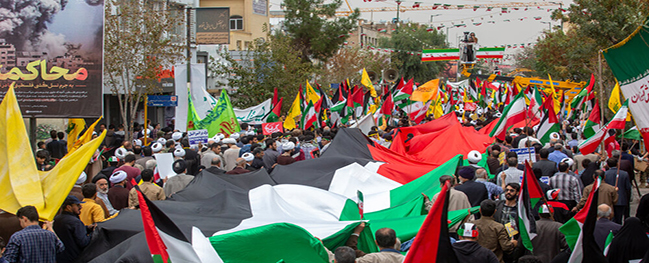 حضور جامعه دانشگاهی صنعتی قم در راهپیمایی یوم الله ۱۳ آبان